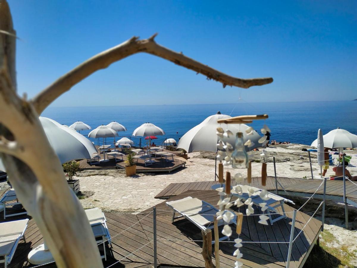 Willa Marina Di Andrano - Alisso, Casa Vista Mare Con Parcheggio Privato E Wifi Zewnętrze zdjęcie