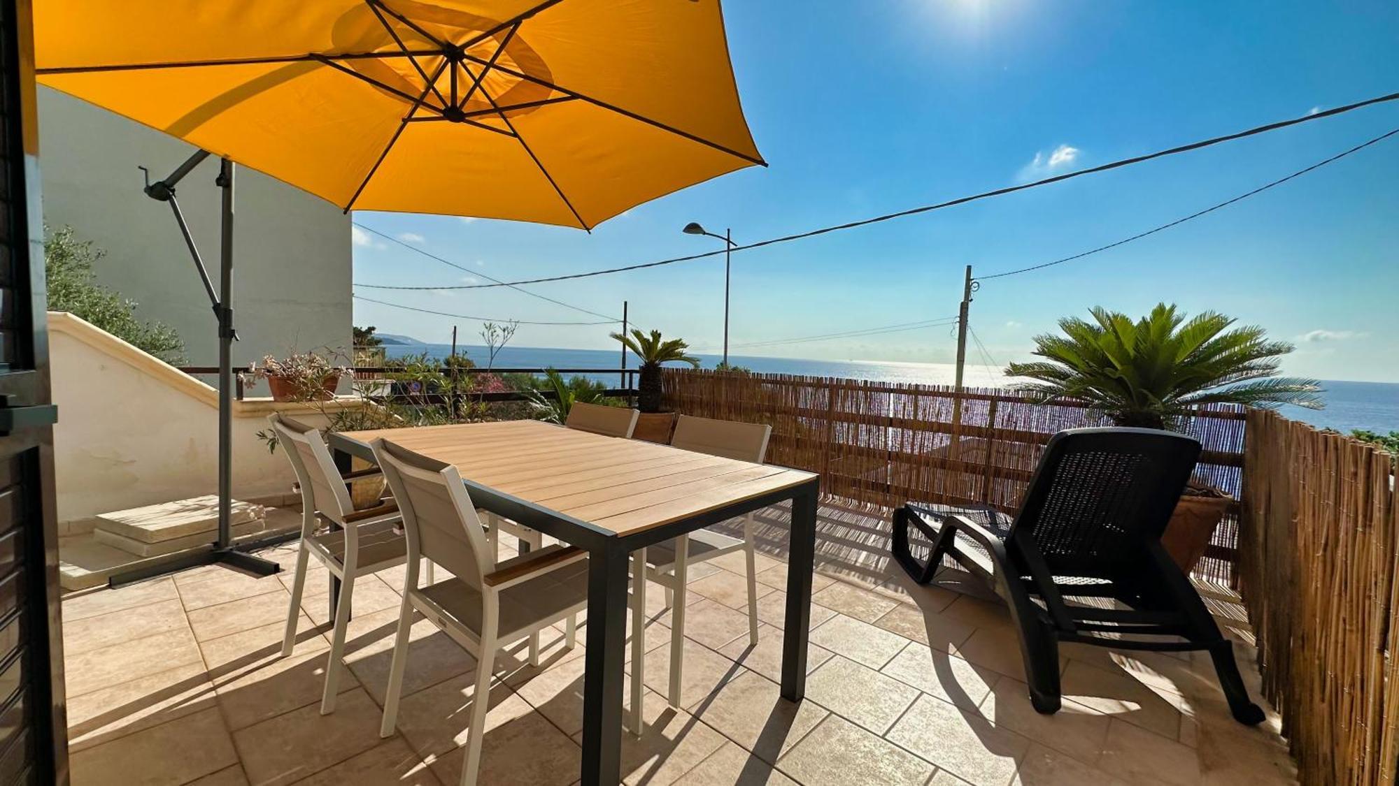 Willa Marina Di Andrano - Alisso, Casa Vista Mare Con Parcheggio Privato E Wifi Zewnętrze zdjęcie